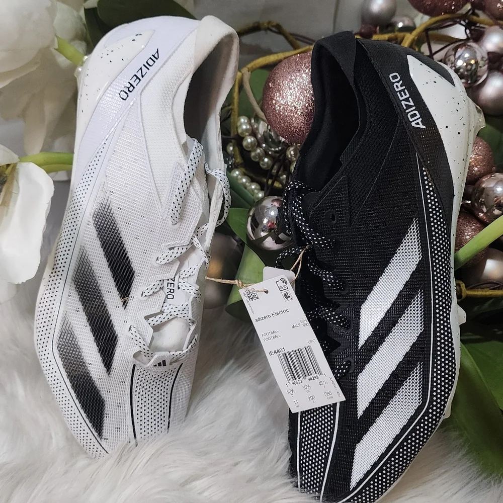 Adidas Adizero Electric Football Cleats Men's 11 Snack Attack White Black IE4401